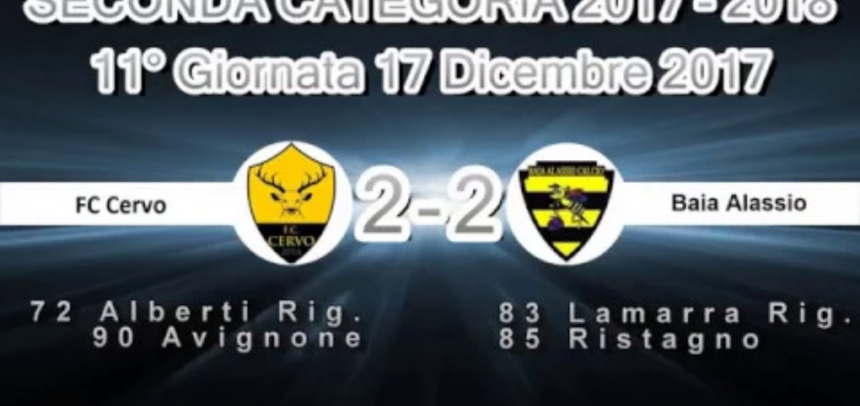 Seconda Categoria A, gli Highlights di Cervo FC-Baia Alassio 2-2 by Vaccarezza