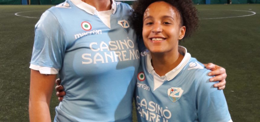 Calcio femminile, la Sanremese batte la Baia Alassio 3-2 con la doppietta di super Cerato e il gol di Famà